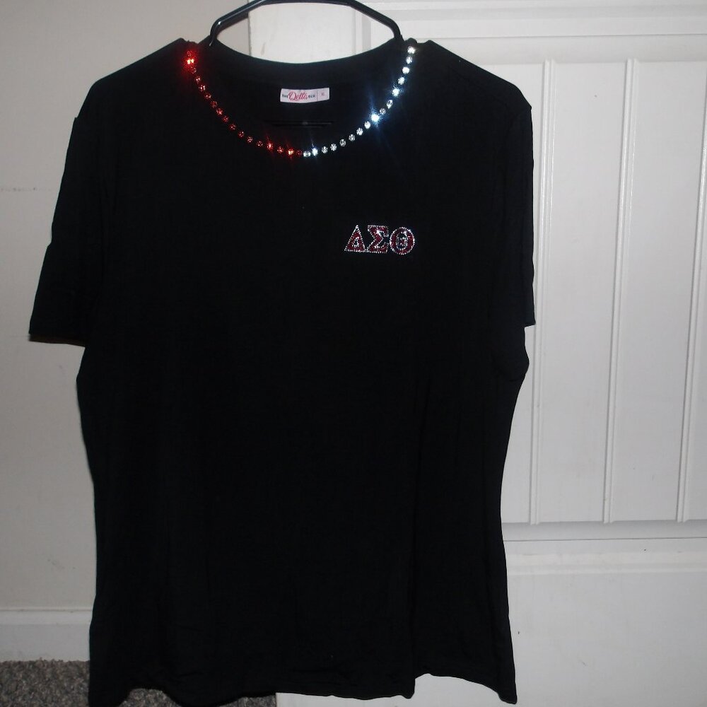 DELTA SIGMA THETA RHINESTONE TEE